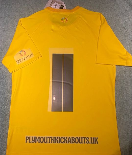 Shirt back, showing squad number and sponsorable back position